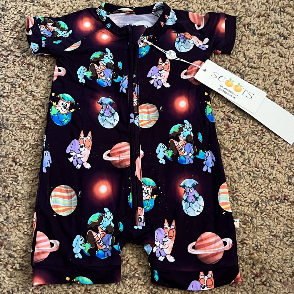 Bluey bamboo shortie nwt